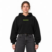 Felpa corta con cappuccio Wheel Toxic Lab 001 Rasl’Bitume da donna