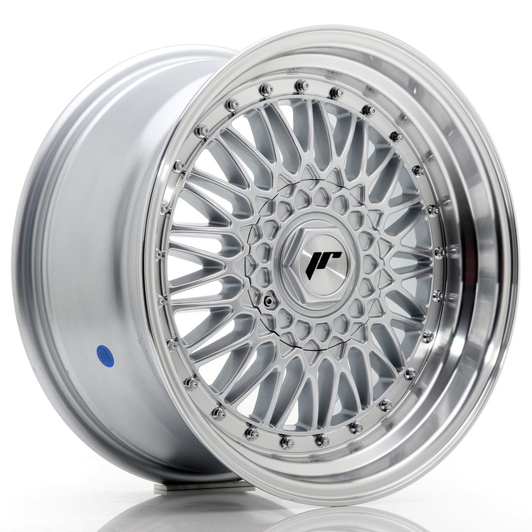 Japan Racing JR-9 17x8.5" (4 & 5 trous - sur mesure) ET20-35, Gris Argenté