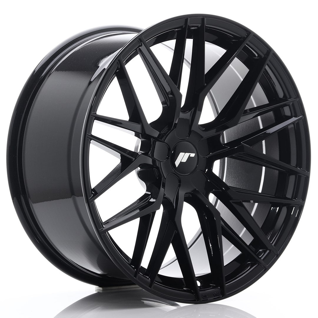 Japan Racing JR-28 Extreme Concave 20x10" (5 trous - sur mesure) ET20-40, Noir / Brillant