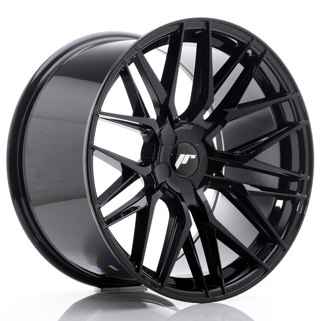 Japan Racing JR-28 Extreme Concave 19x10.5" (5 trous - sur mesure) ET20-40, Noir / Brillant