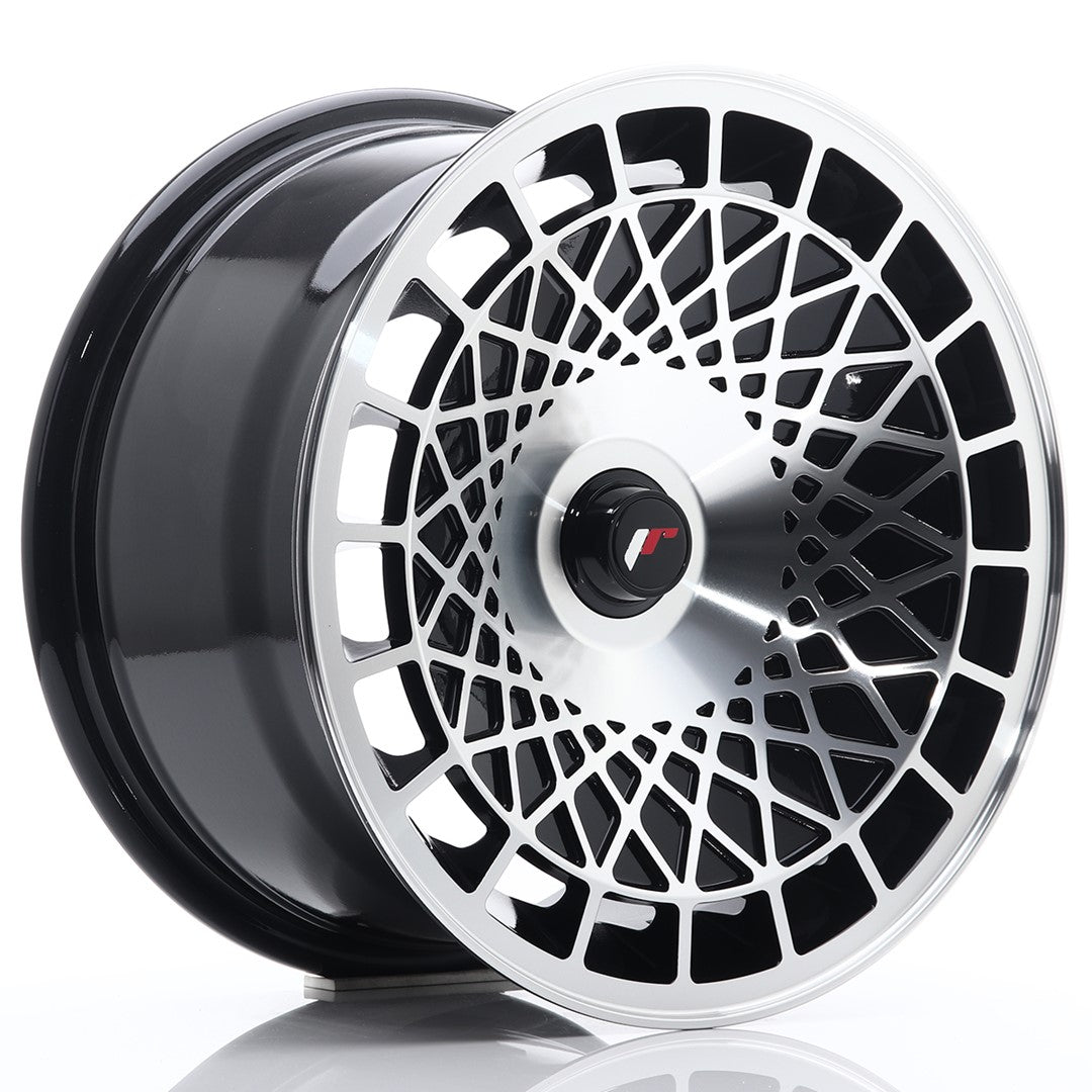 Japan Racing JR-14 15x8" (4 & 5 trous - sur mesure) ET20, Noir / Brillant