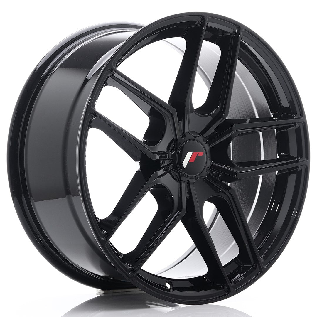 Japan Racing JR-25 19x8.5" (5 trous - sur mesure) ET20-40, Noir / Brillant