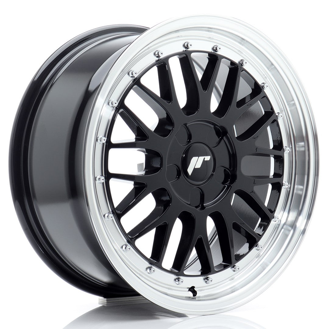 Japan Racing JR-23 17x8" (5 trous - sur mesure) ET20-45, Noir Brillant