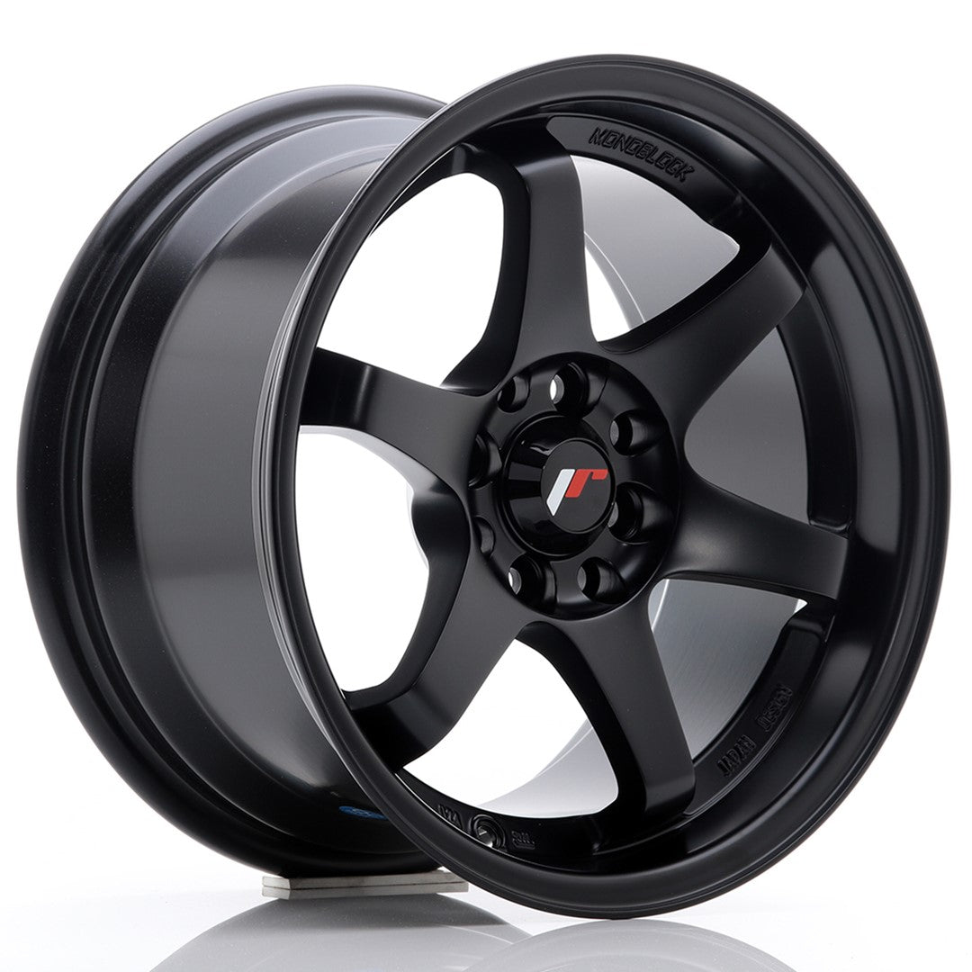Japan Racing JR-3 15x8" 4x100/114.3 ET25, Noir Mat / Satiné