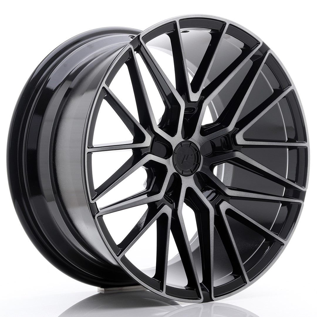 Japan Racing JR-38 20x10" (5 trous - sur mesure) ET20-45, Noir Mat & Brillant