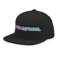 Neon Aqua Ride Snapback Cap