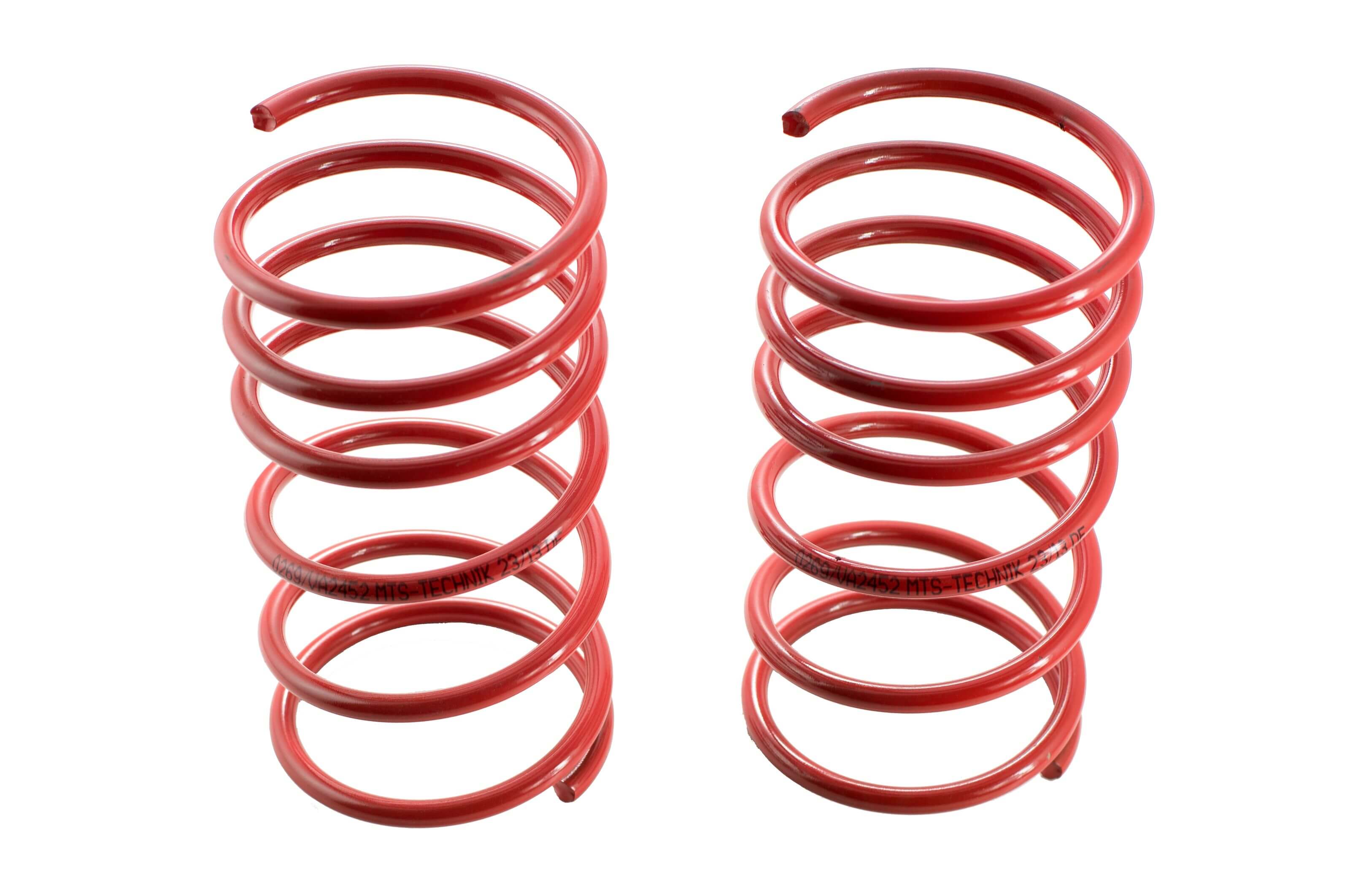 MTS Technik Ressorts Courts AV -45mm AR -40mm pour Fiat TIPO Hatchback (356) (2016+)