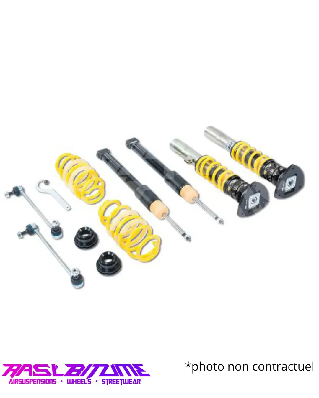 ST XTA Plus 3 – Combinés Filetés avec Réglage de Dureté & Coupelles à Rotule pour BMW E91 Touring Rasl'Bitume