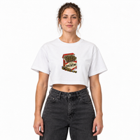 Women's My Addiction Crop Top Rasl’Bitume