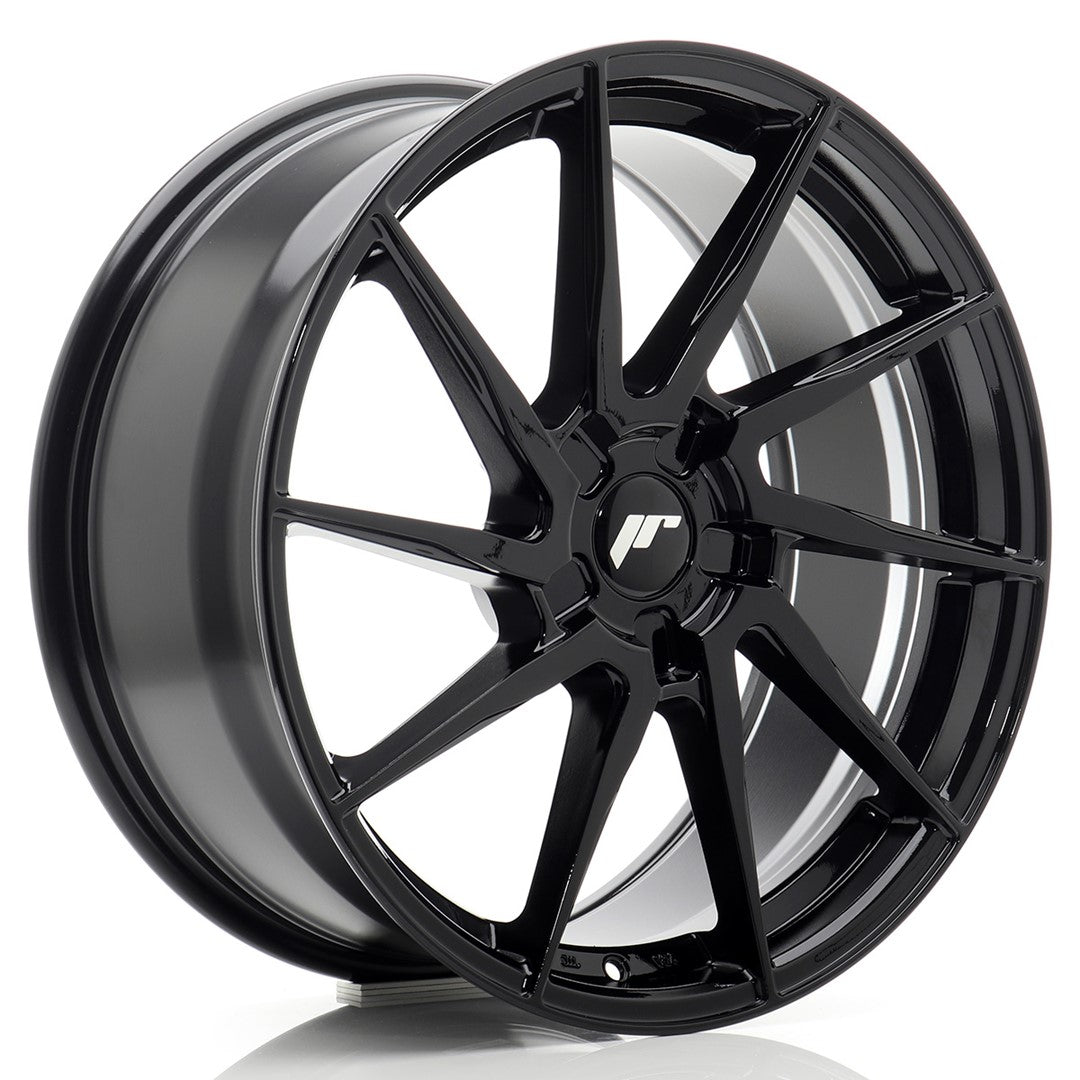 Japan Racing JR-36 19x8.5" (5 trous - sur mesure) ET20-45, Noir Brillant