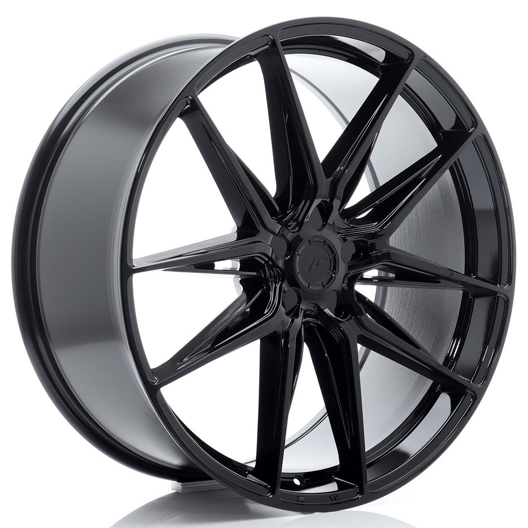 Japan Racing JR-44 22x9" (5 trous - sur mesure) ET15-35, Noir Brillant