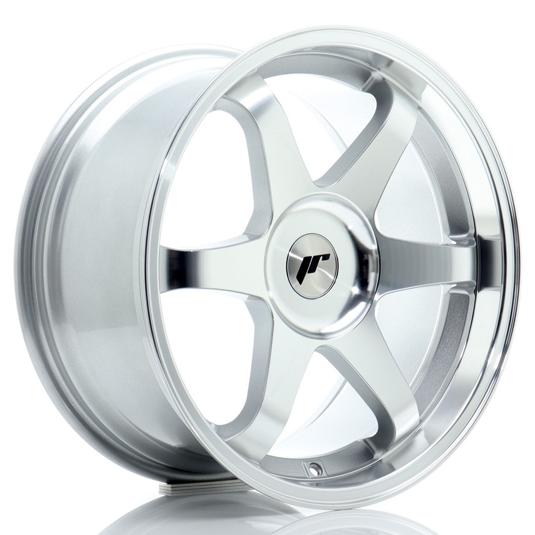 Japan Racing JR-3 Extreme Concave 18x9" (4 & 5 trous - sur mesure) ET15-40, Gris Argenté