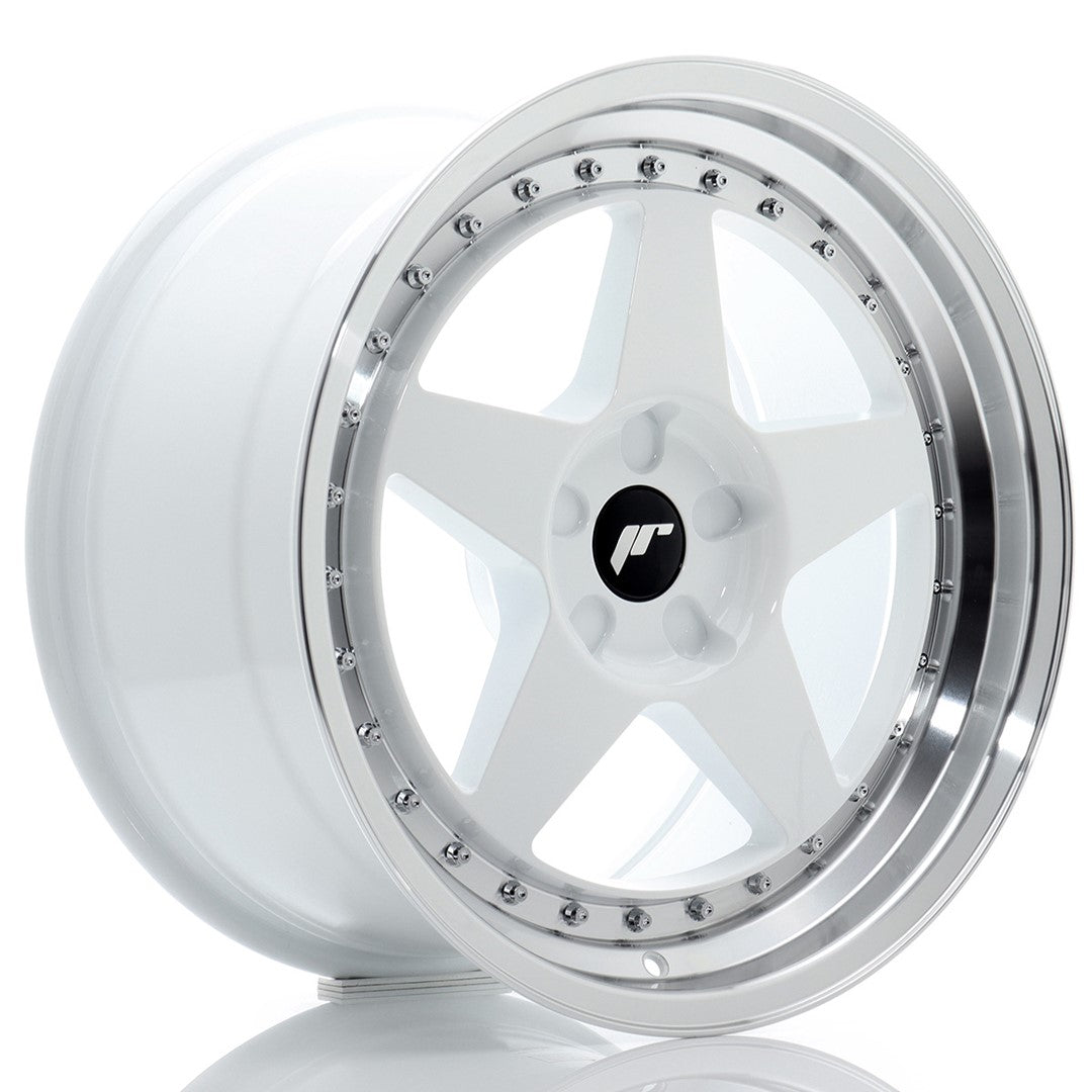 Japan Racing JR-6 18x9.5" (5 trous - sur mesure) ET20-40, Blanc