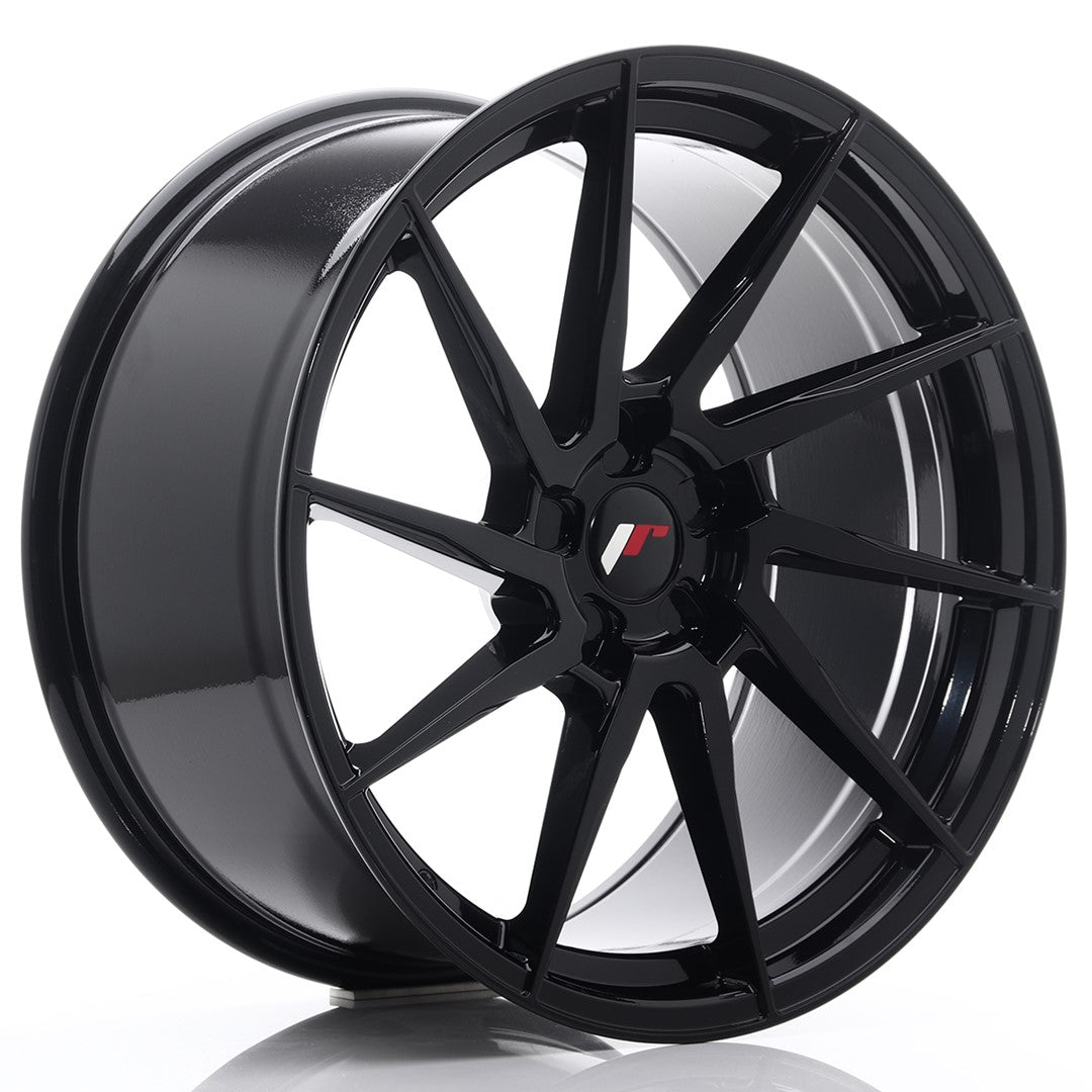 Japan Racing JR-36 Extreme Concave 20x10" (5 trous - sur mesure) ET20-45, Noir Brillant