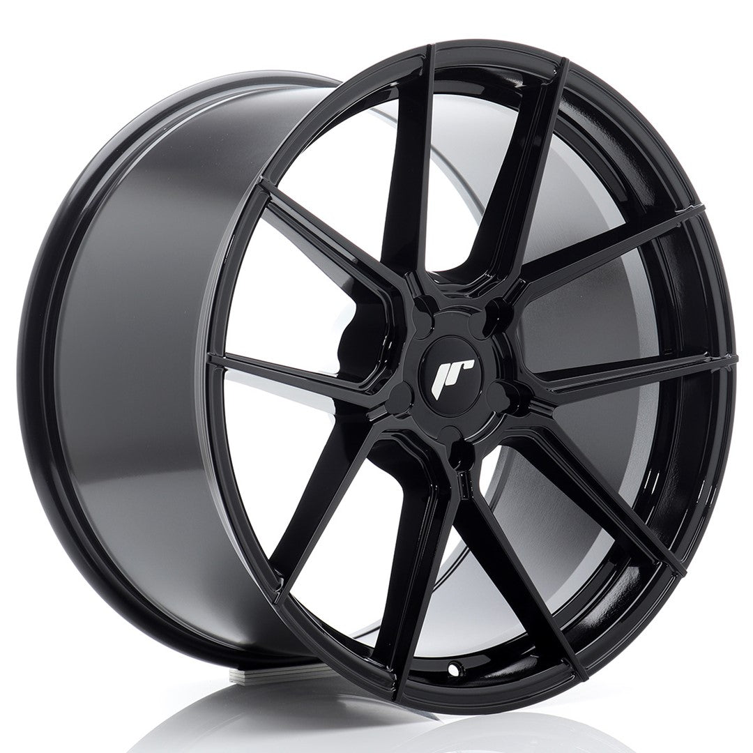 Japan Racing JR-30 Extreme Concave 20x10.5" (5 trous - sur mesure) ET15-45, Noir Brillant