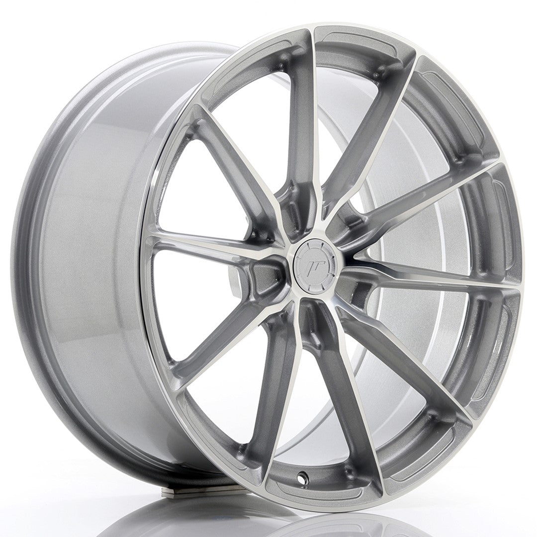 Japan Racing JR-37 Extreme Concave 19x9.5" (5 trous - sur mesure) ET20-45, Gris Argenté