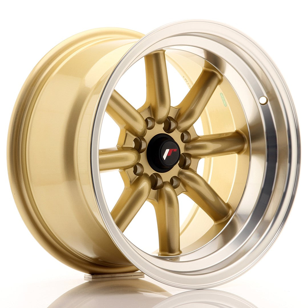Japan Racing JR-19 16x9" 4x100/114.3 ET-15, Or / Doré