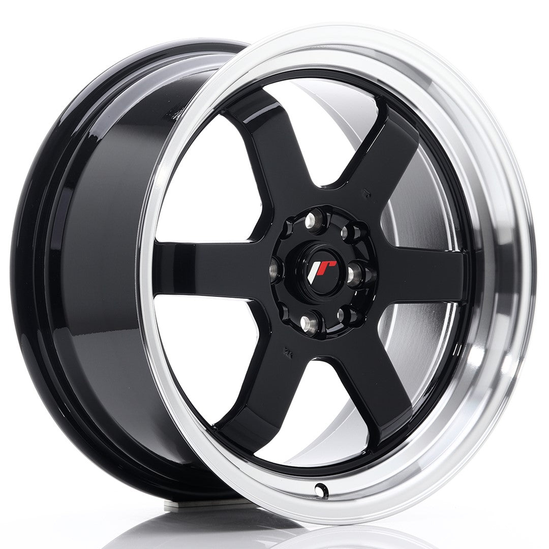 Japan Racing JR-12 17x8" 4x100/114.3 ET33, Noir / Brillant