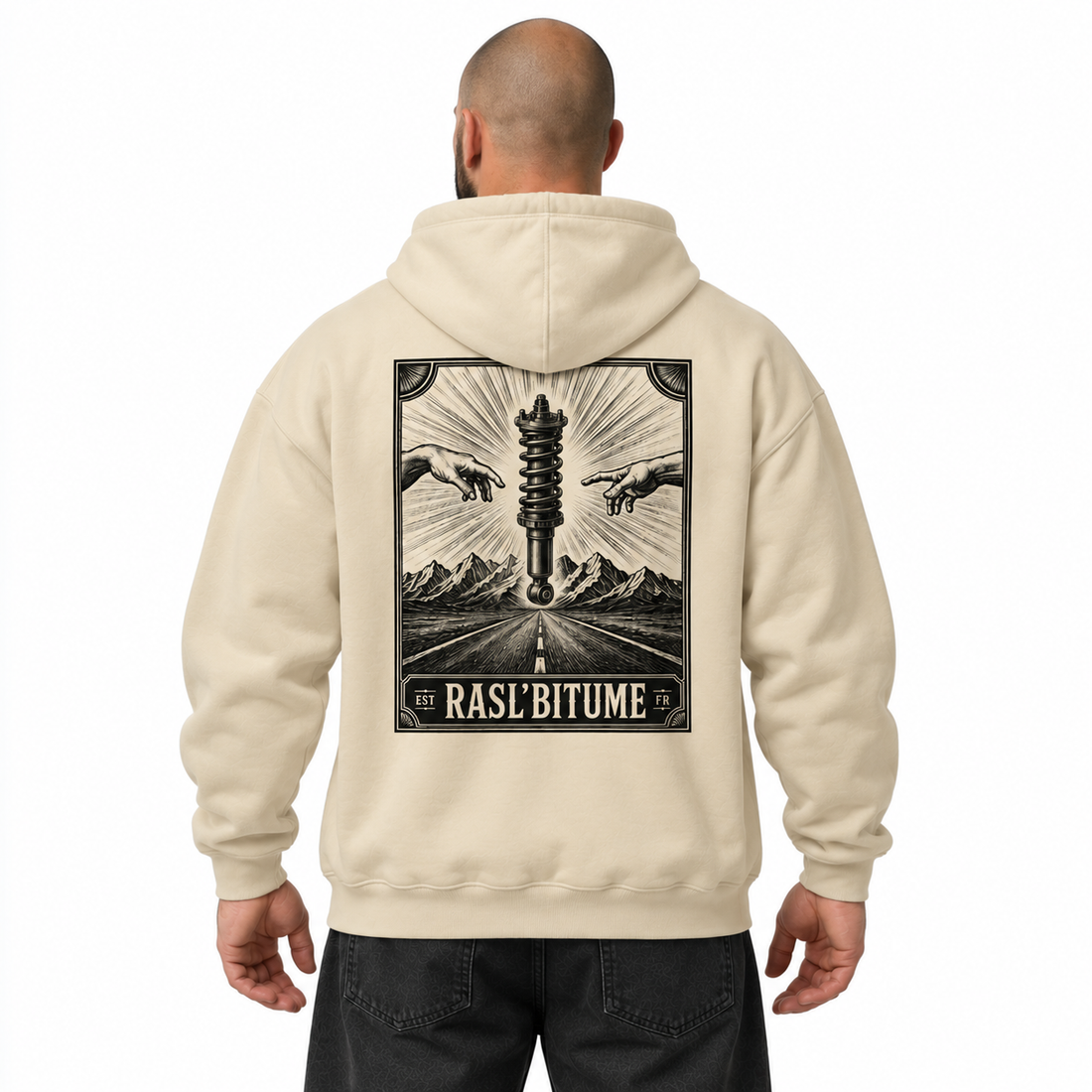 Unisex-Kapuzenpullover Divine Coilover Rasl'Bitume
