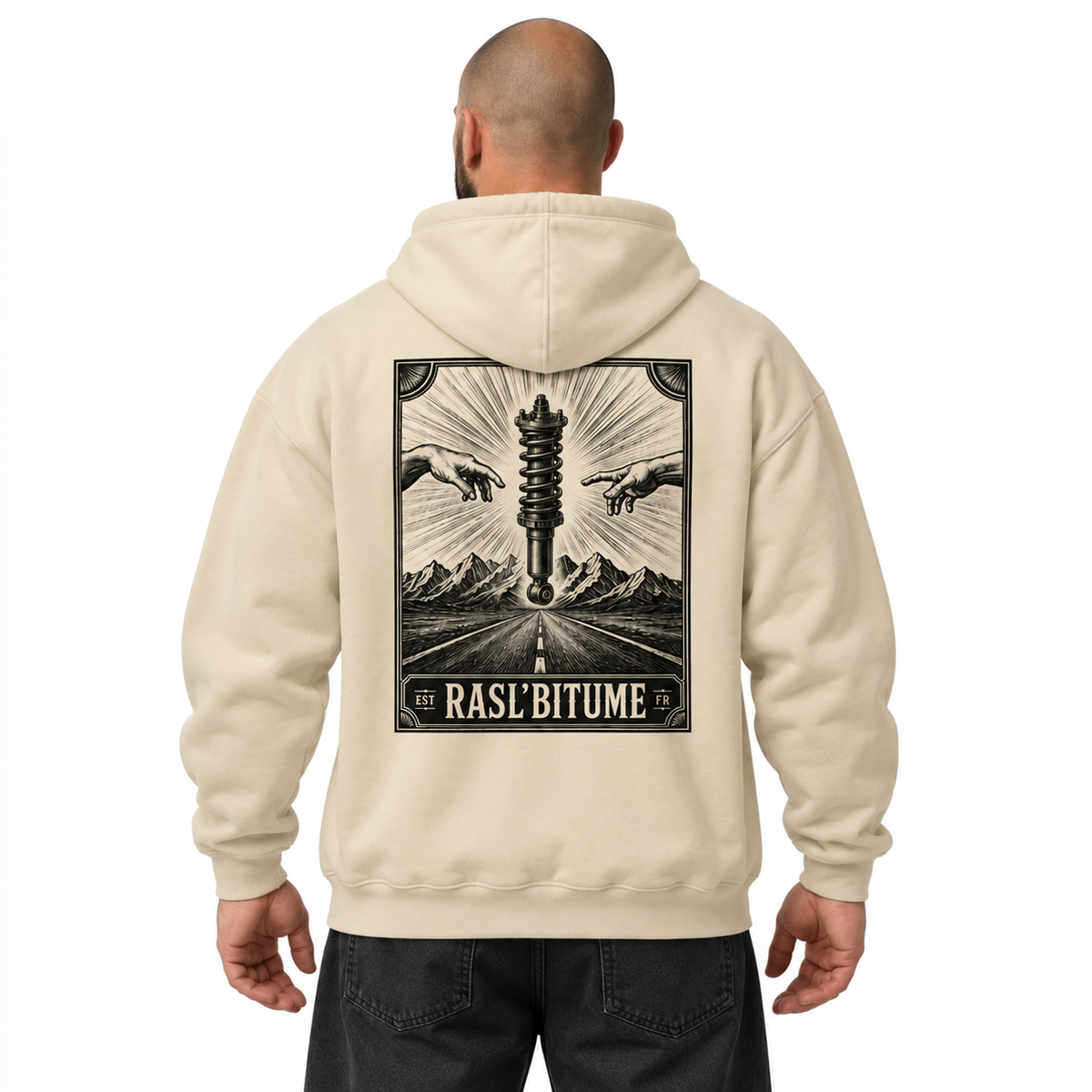 Unisex-Kapuzenpullover Divine Coilover Rasl'Bitume