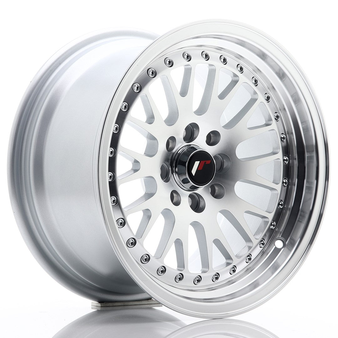 Japan Racing JR-10 15x8" 4x100/108 ET20, Gris Argenté
