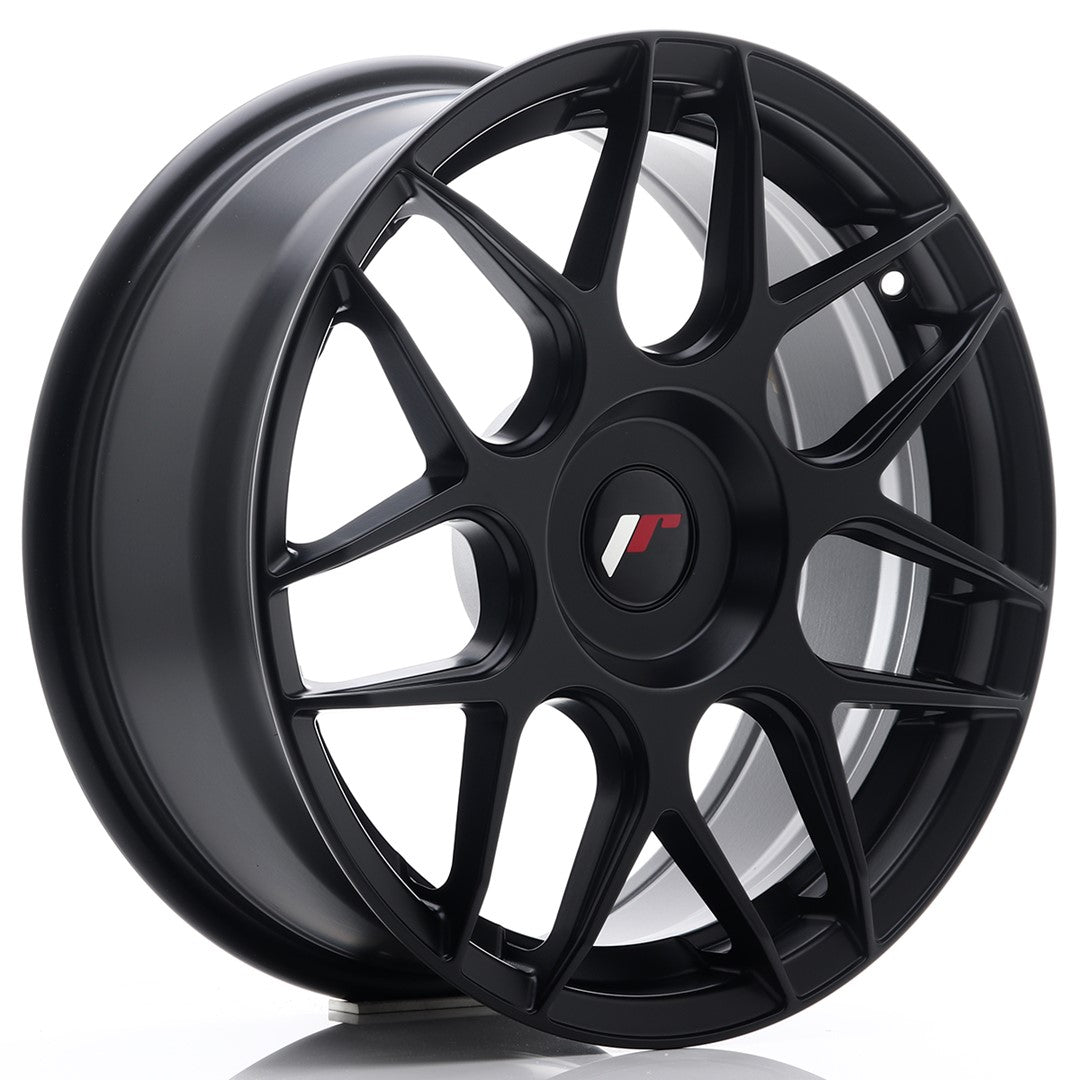 Japan Racing JR-18 17x7" (4 & 5 trous - sur mesure) ET20-40, Noir Mat / Satiné