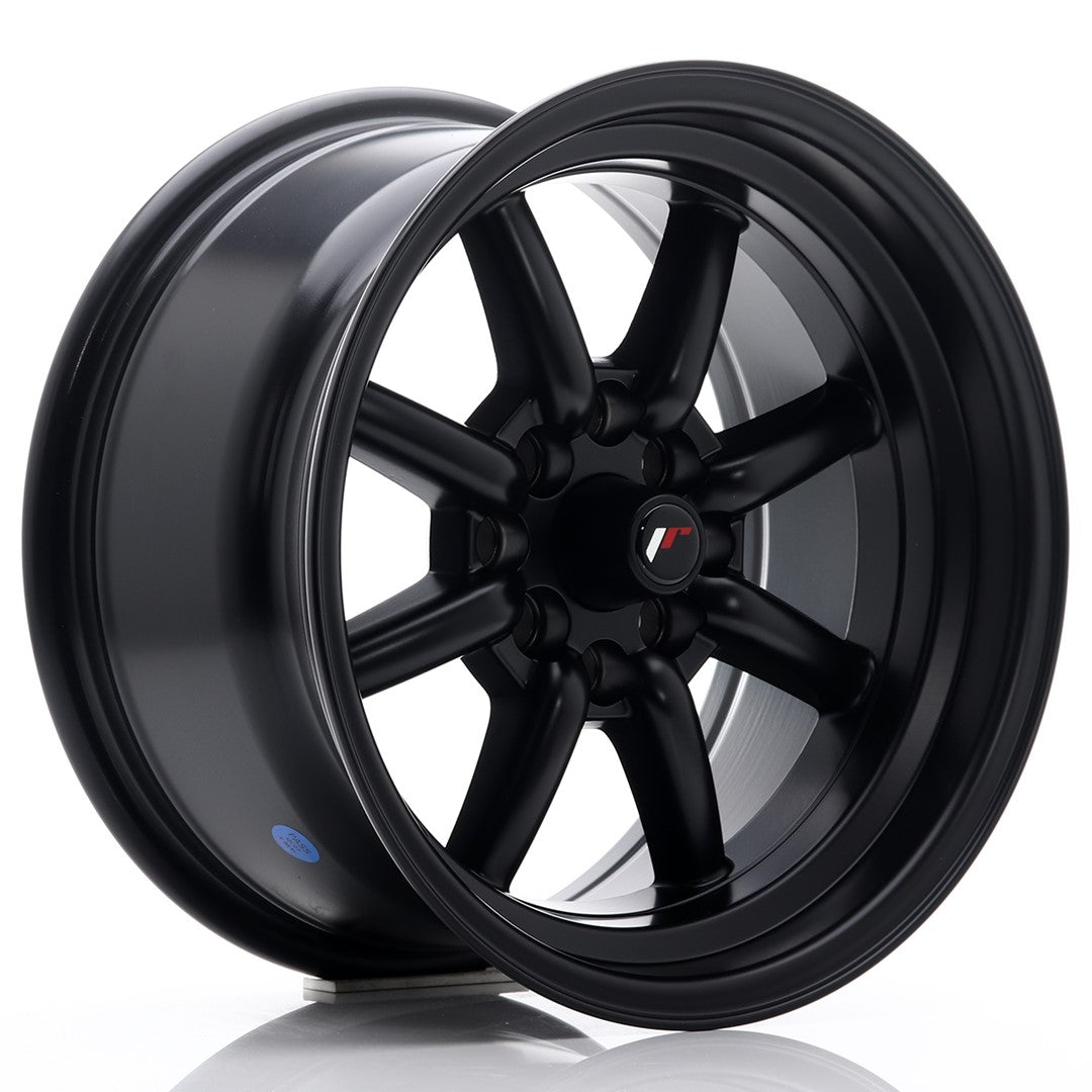 Japan Racing JR-19 15x8" 4x100/114.3 ET0, Noir Mat / Satiné