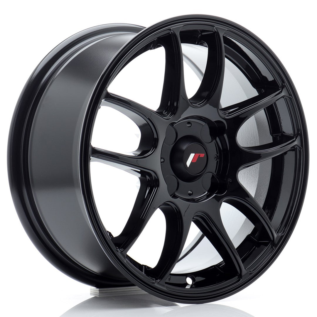 Japan Racing JR-29 15x8" (4 trous - sur mesure) ET20-50, Noir Brillant