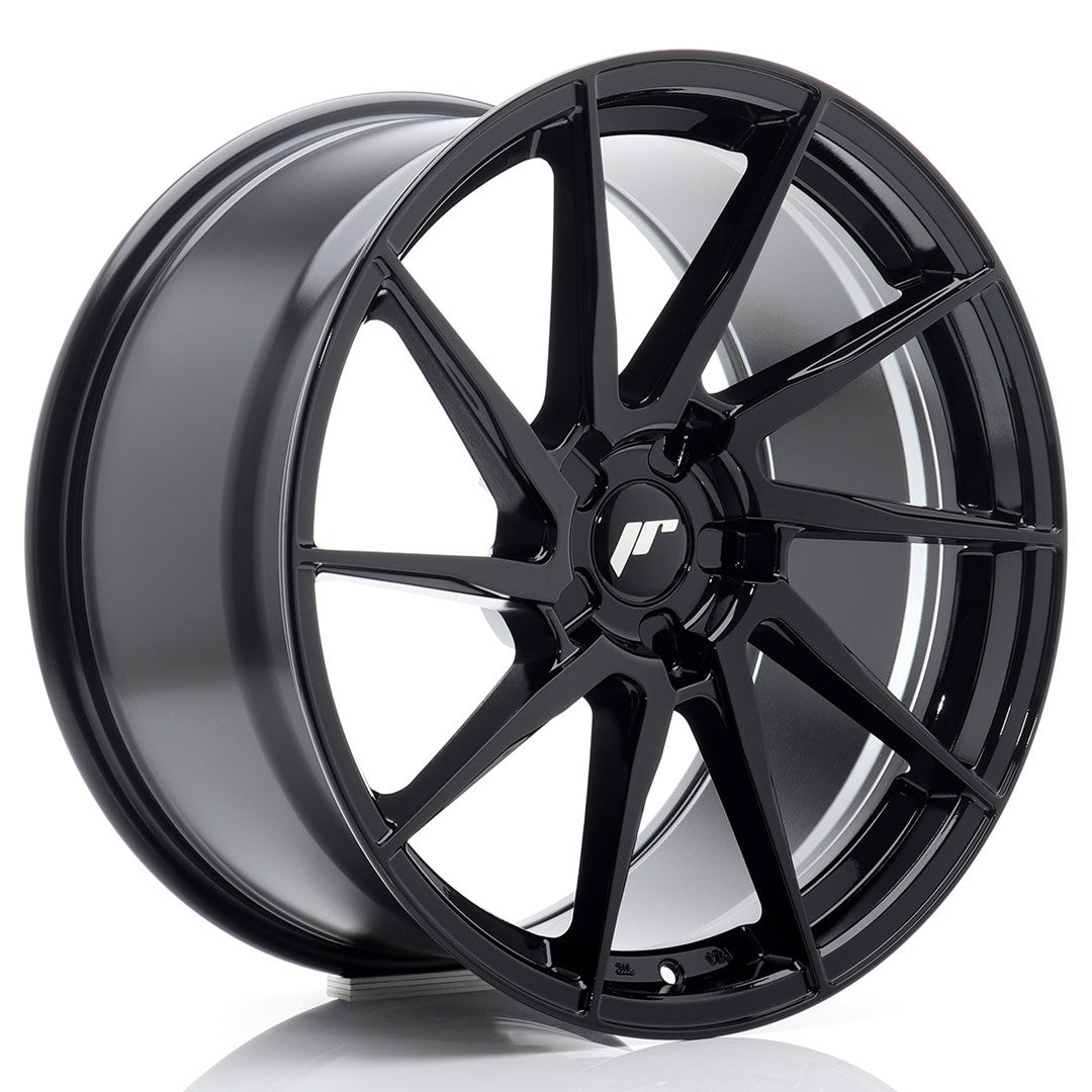 Japan Racing JR-36 Extreme Concave 19x9" (5 trous - sur mesure) ET20-40, Noir Brillant