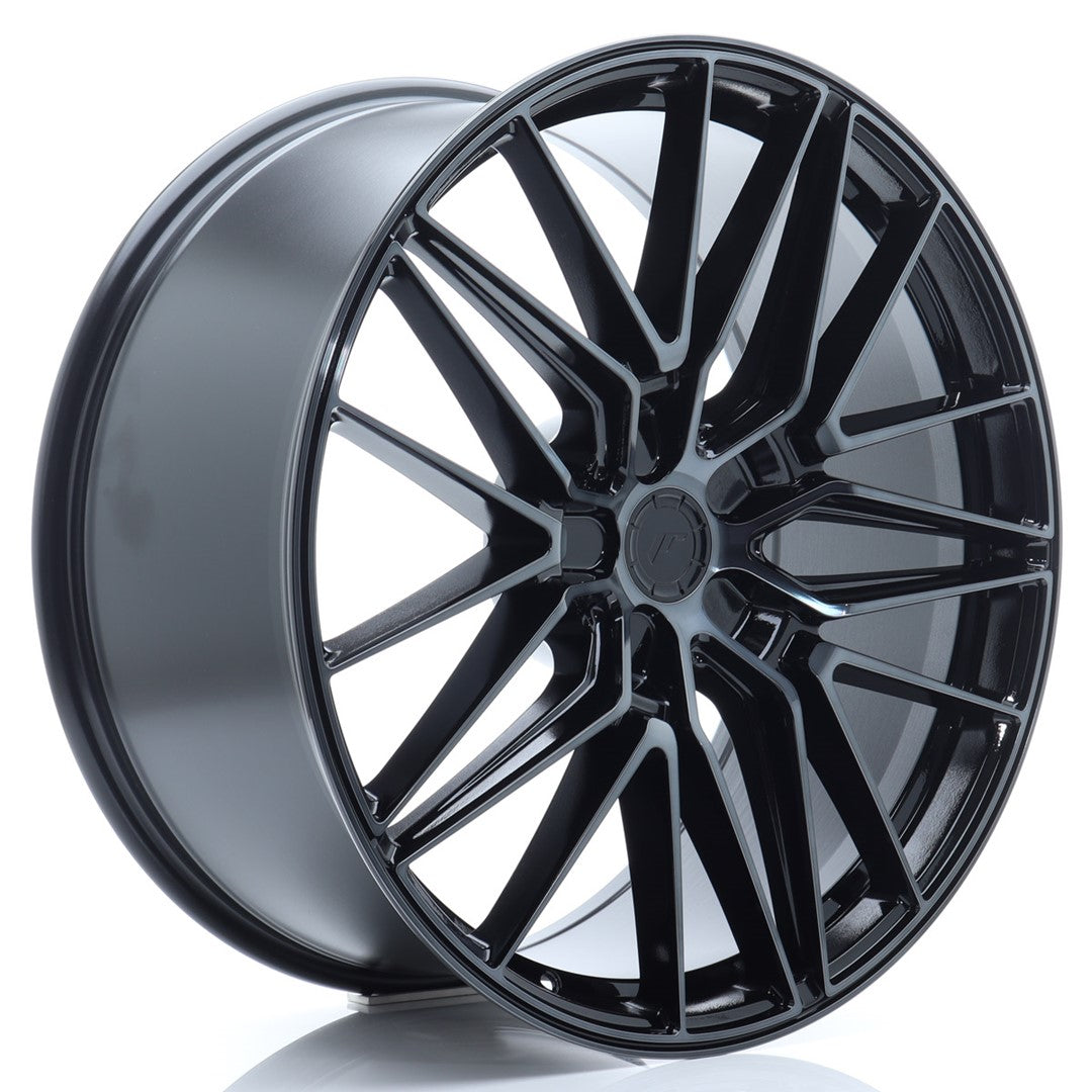 Japan Racing JR-38 22x10" (5 trous - sur mesure) ET20-57, Noir Mat & Brillant