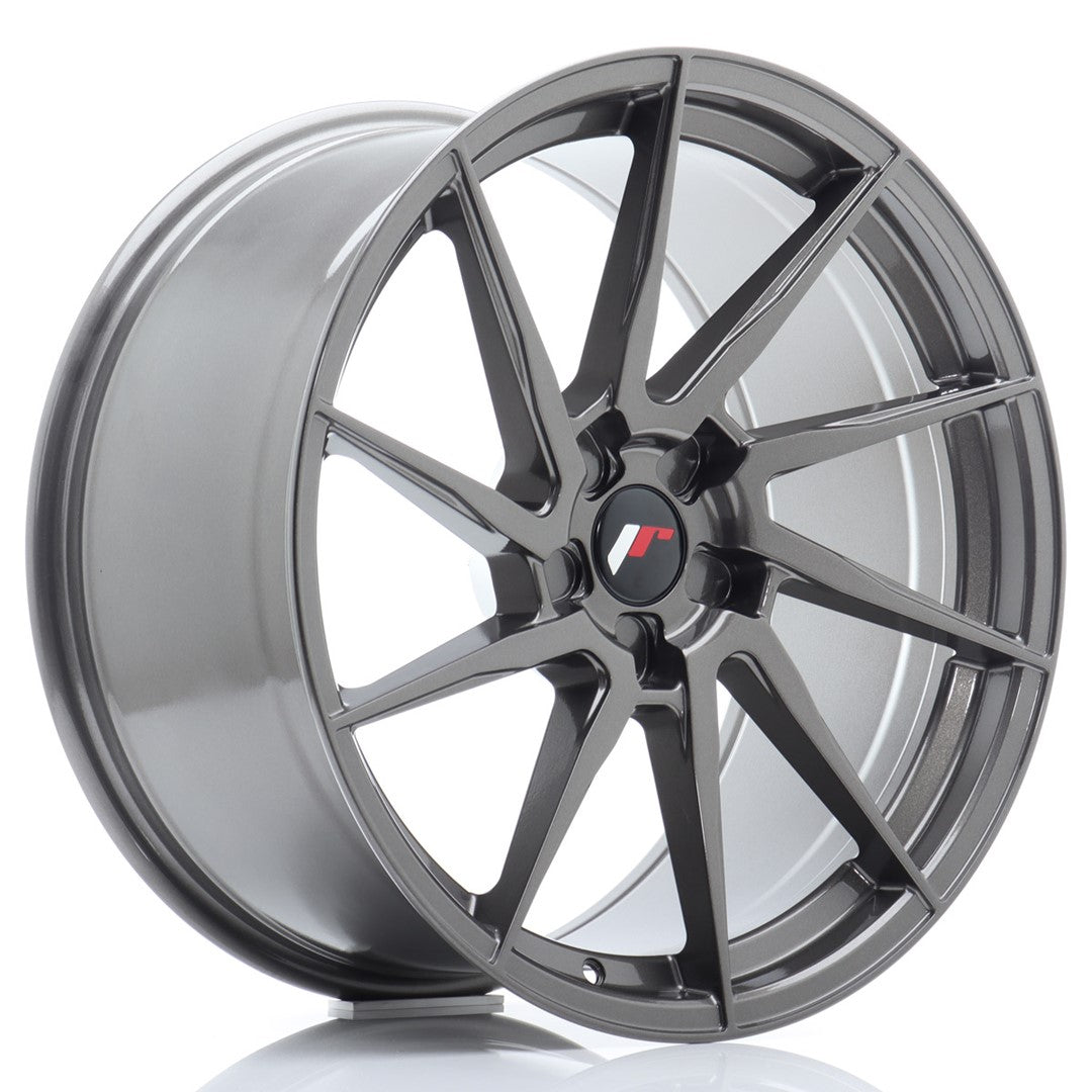 Japan Racing JR-36 Extreme Concave 20x10" (5 trous - sur mesure) ET20-45, Hyper Gray