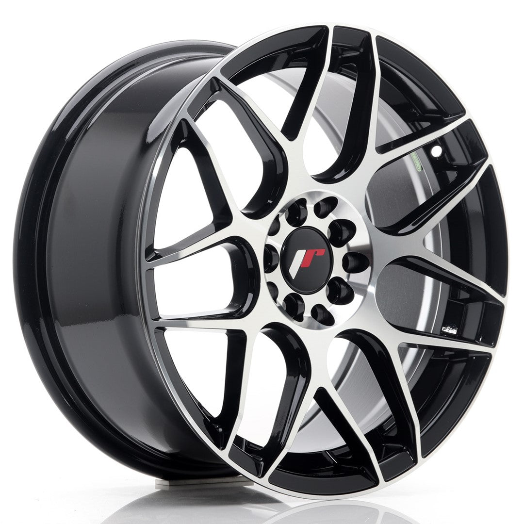 Japan Racing JR-18 17x8" 5x100/114.3 ET35, Noir Poli