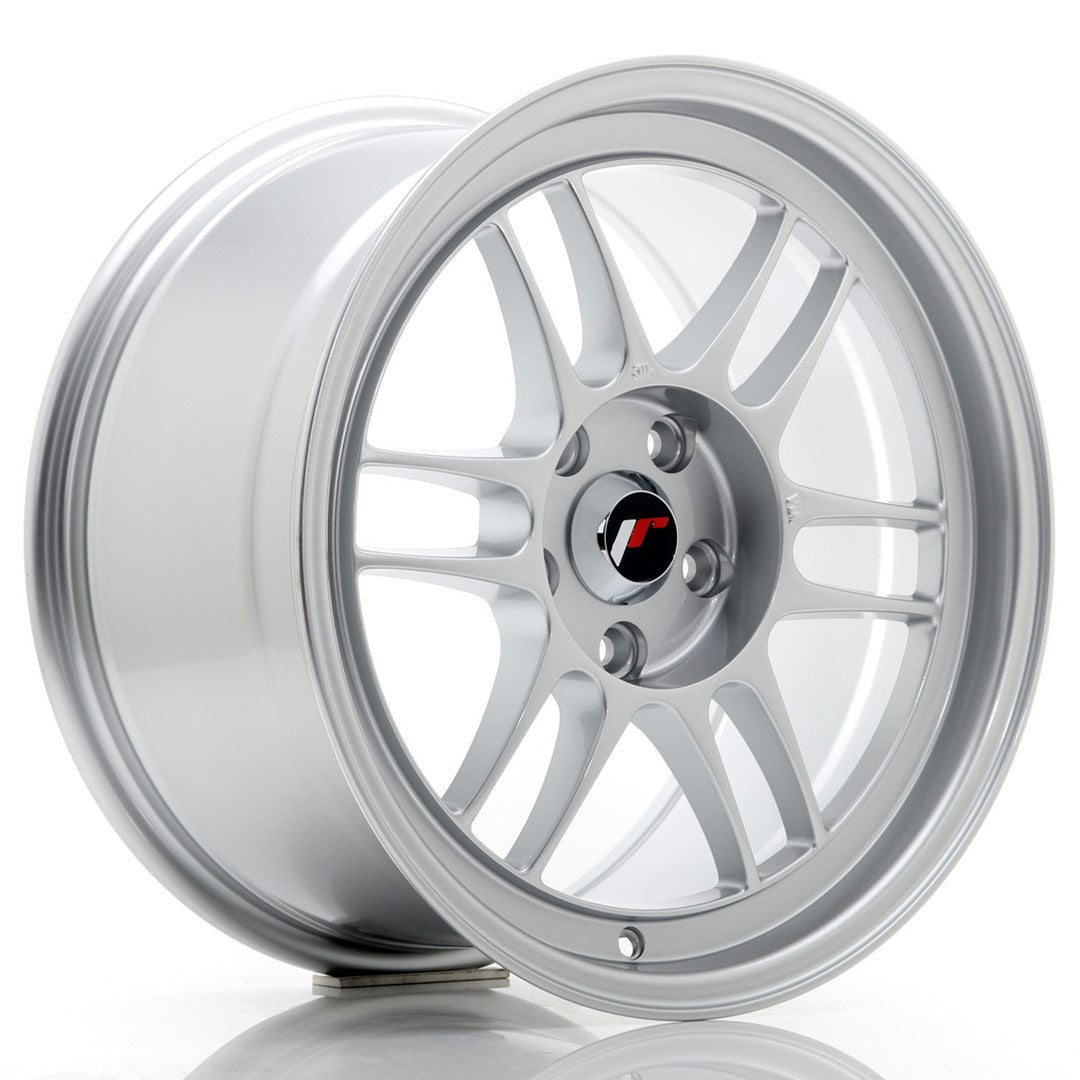 Japan Racing JR-7 17x9" 5x114.3 ET35, Gris Argenté / Poli