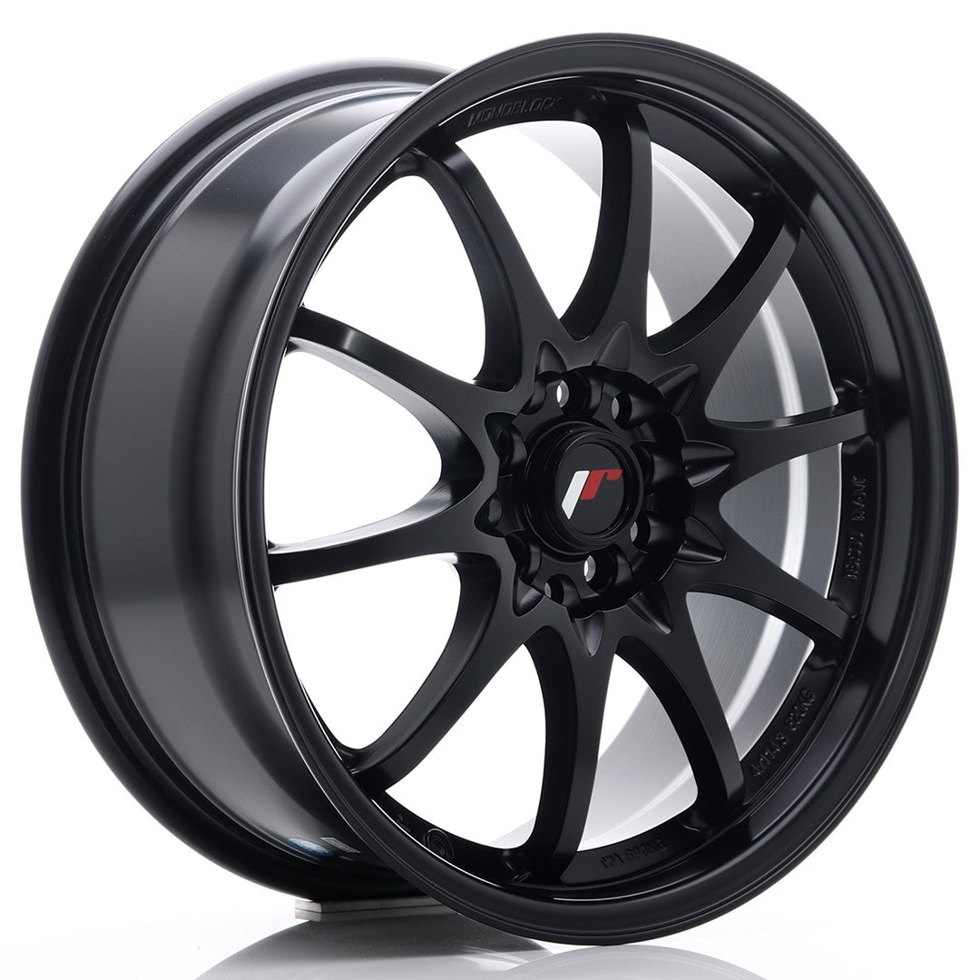 Japan Racing JR-5 17x7.5" 4x100/114.3 ET35, Noir Mat / Satiné