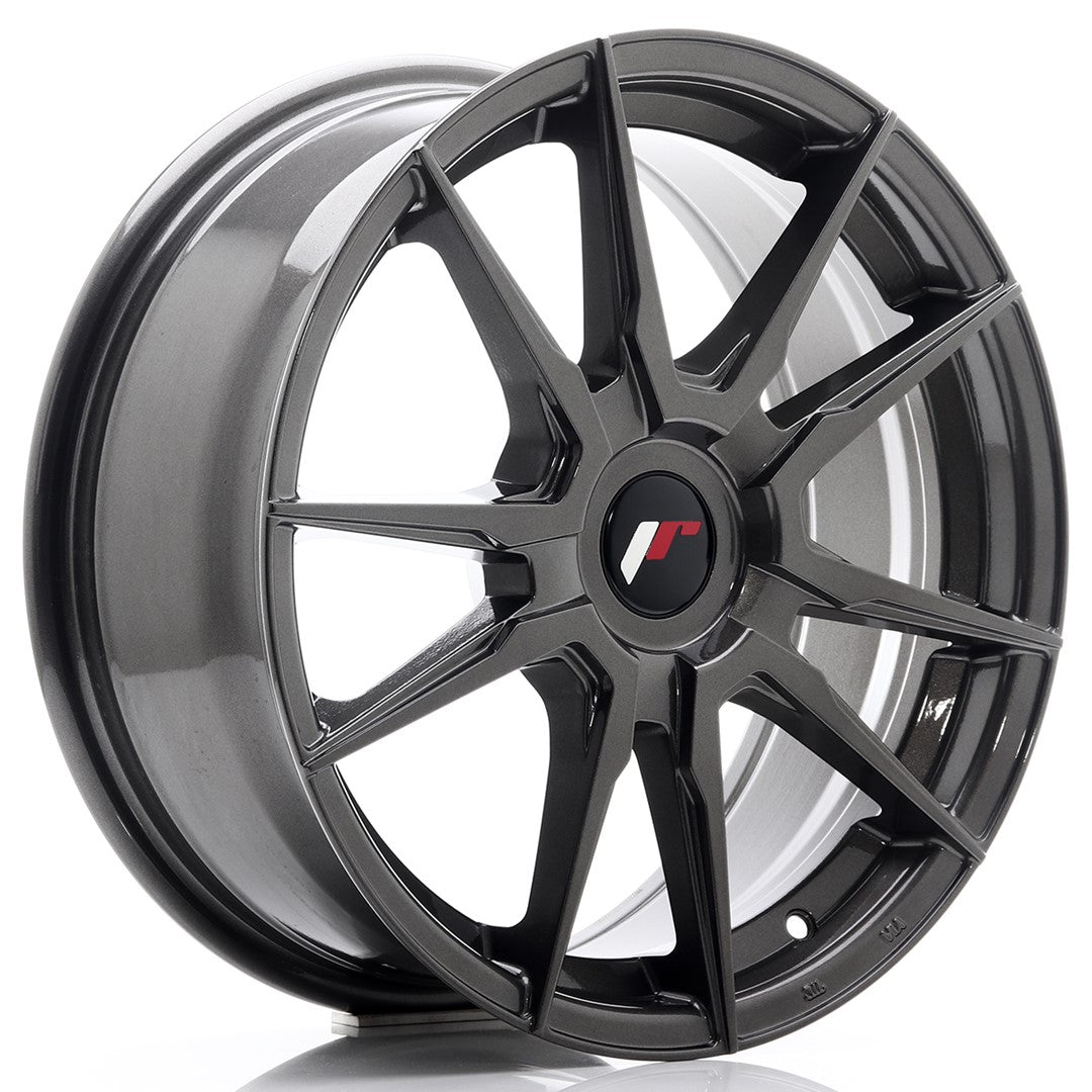 Japan Racing JR-21 17x7" (4 & 5 trous - sur mesure) ET25-40, Hyper Gray