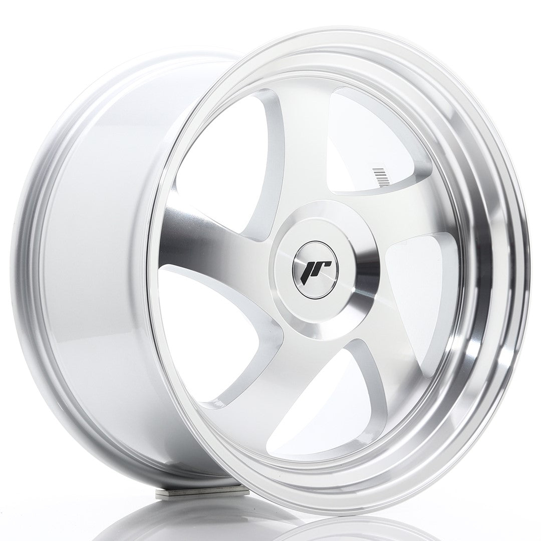 Japan Racing JR-15 18x9.5" (4 & 5 trous - sur mesure) ET20-40, Gris Argenté / Poli