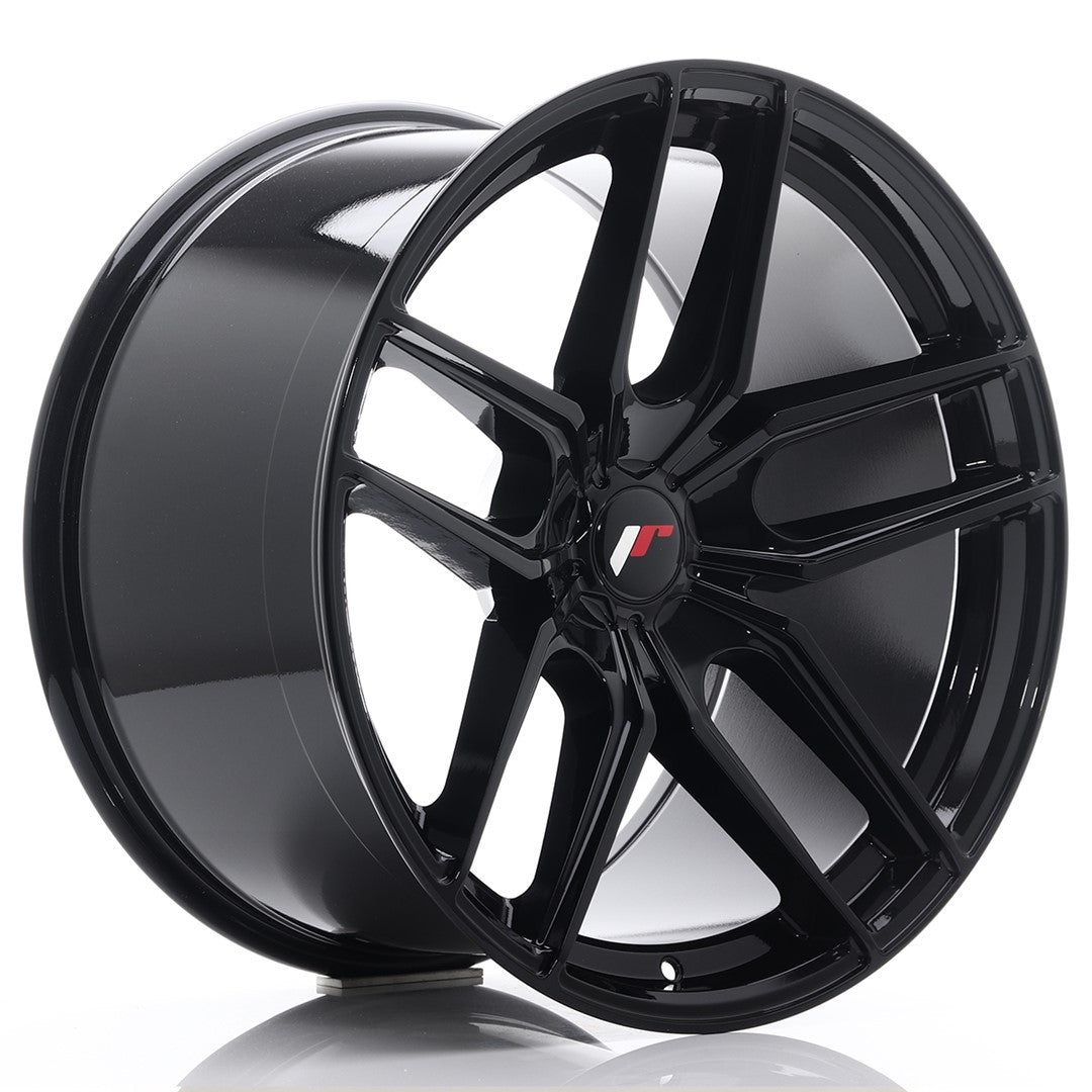 Japan Racing JR-25 20x11" (5 trous - sur mesure) ET20-40, Noir / Brillant