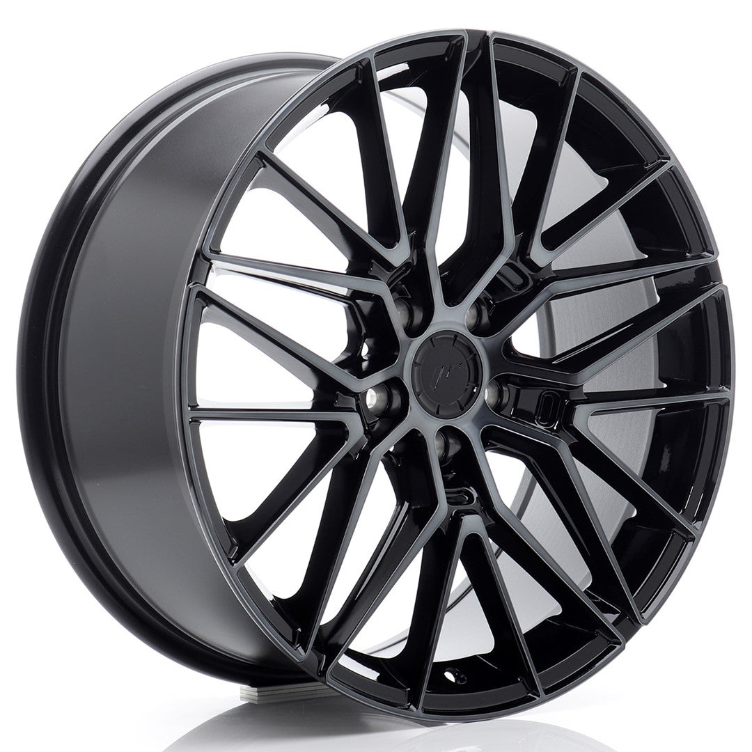 Japan Racing JR-38 19x8" 5x112 ET40, Noir Mat, Branches Teintées