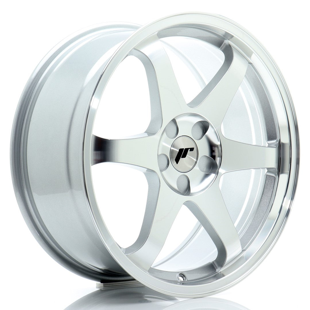 Japan Racing JR-3 19x8.5" (5 trous - sur mesure) ET20-42, Gris Argenté