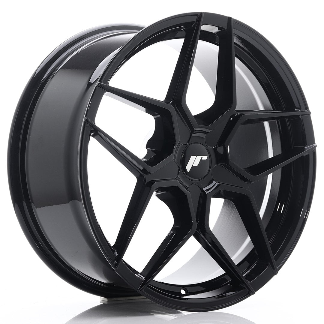 Japan Racing JR-34 19x8.5" (5 trous - sur mesure) ET20-40, Noir Brillant