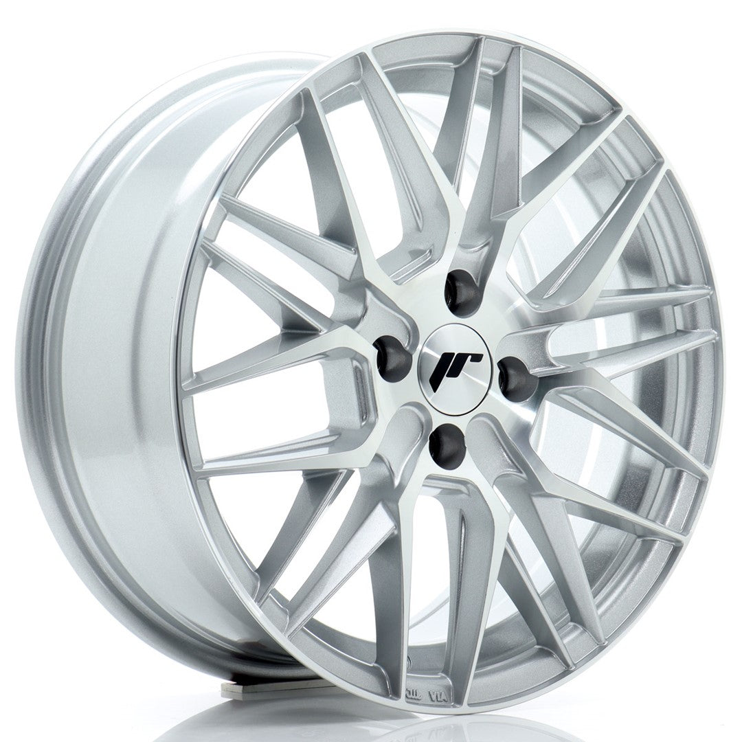 Japan Racing JR-28 16x7" 4x100 ET40, Gris Argenté