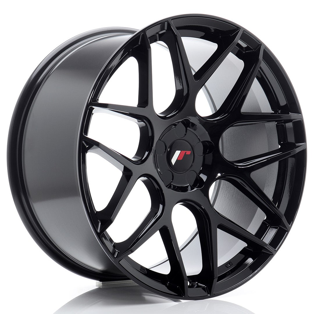 Japan Racing JR-18 Extreme Concave 20x9.5" (5 trous - sur mesure) ET20-35, Noir Brillant