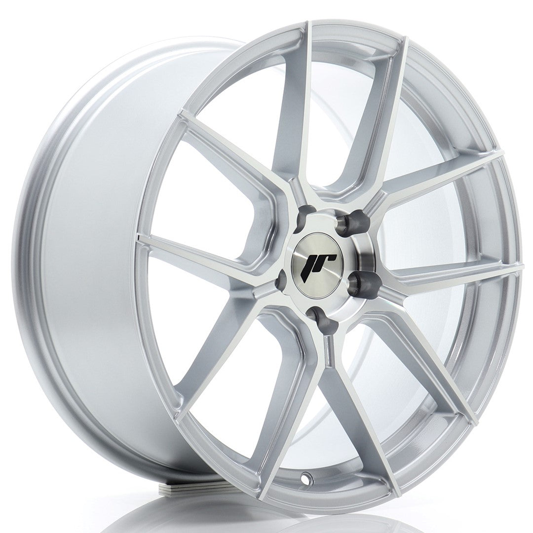 Japan Racing JR-30 18x8.5" 5x112 ET45, Gris Argenté Poli