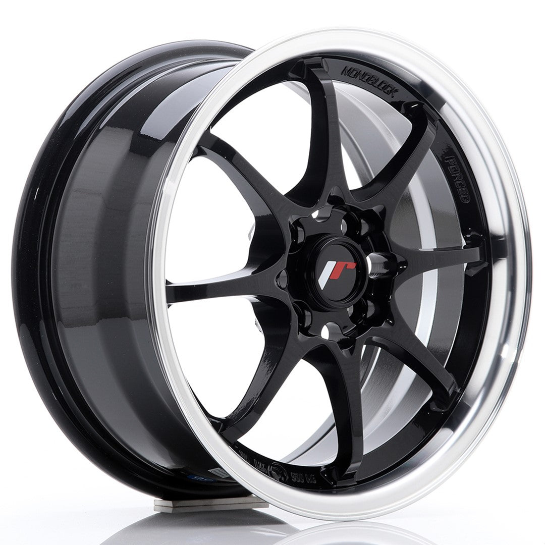 Japan Racing JR-5 15x7" 4x100 ET35, Noir / Brillant