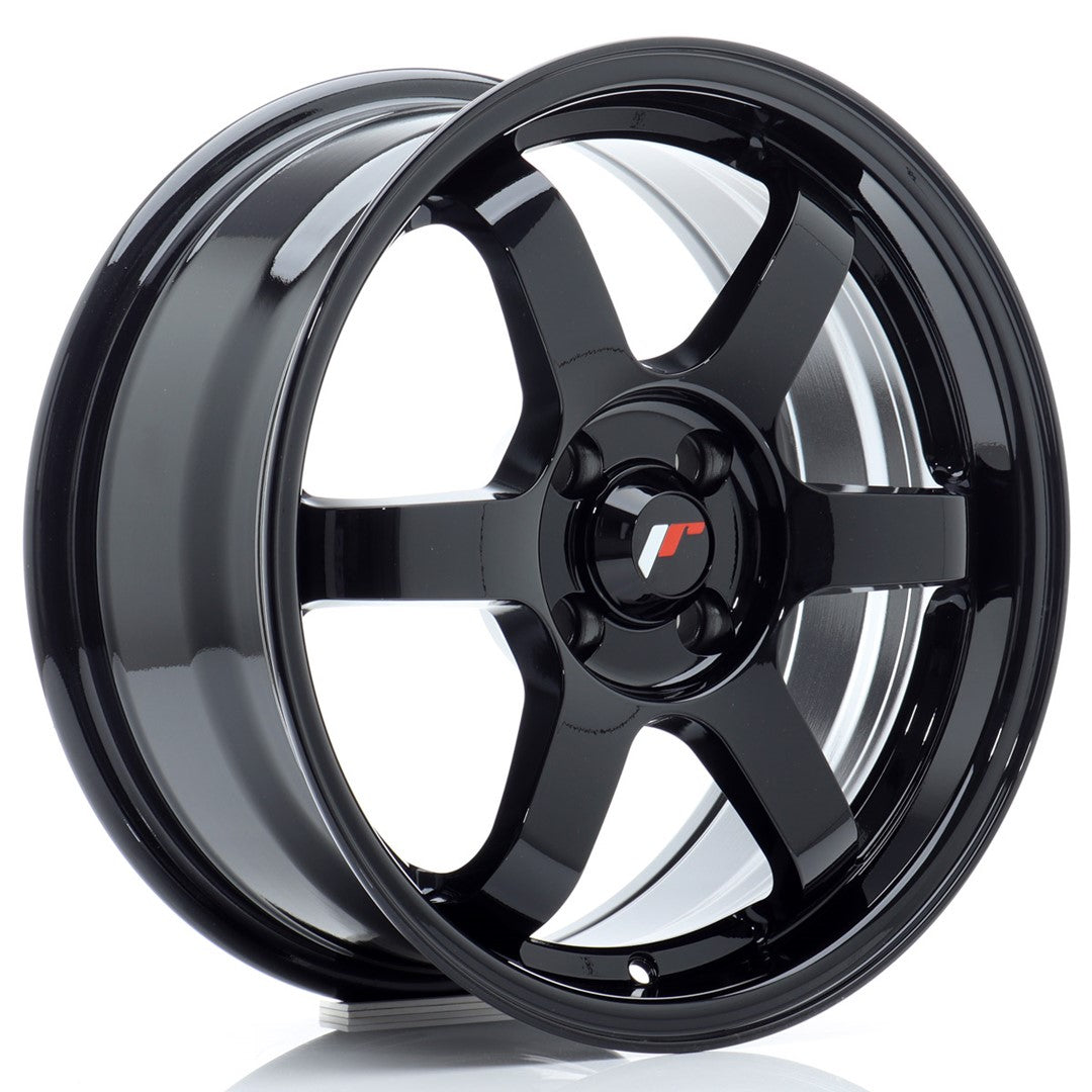 Japan Racing JR-3 16x7" 4x100 ET40, Noir Brillant