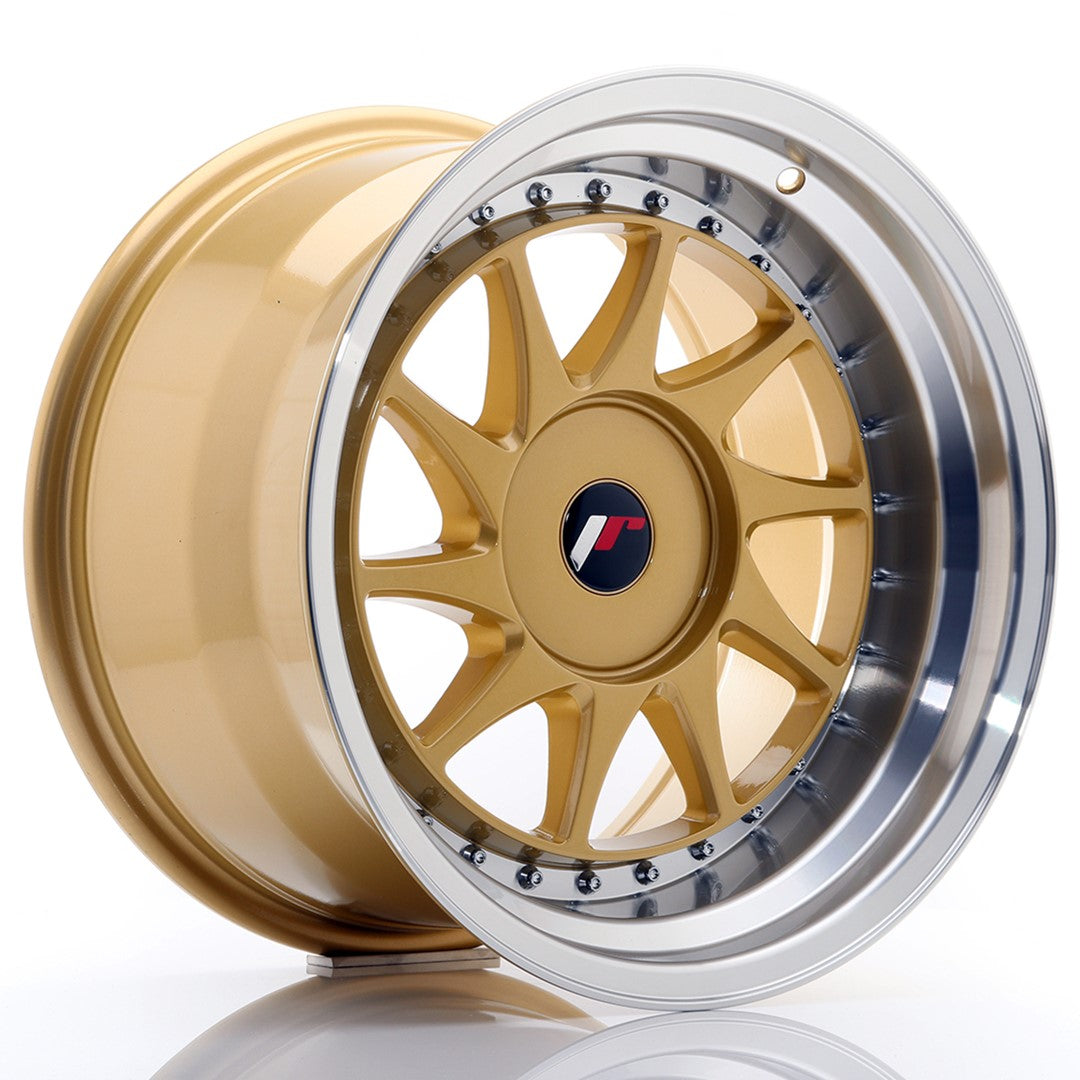 Japan Racing JR-26 17x10" (4 & 5 trous - sur mesure) ET20-25, Or / Doré