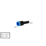 Plug-in reducerare - 3/8" / 1/4" Push in (Som AirLift 21034)