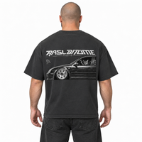 Unisex Golf’cat Washed Oversized T-Shirt Rasl’Bitume