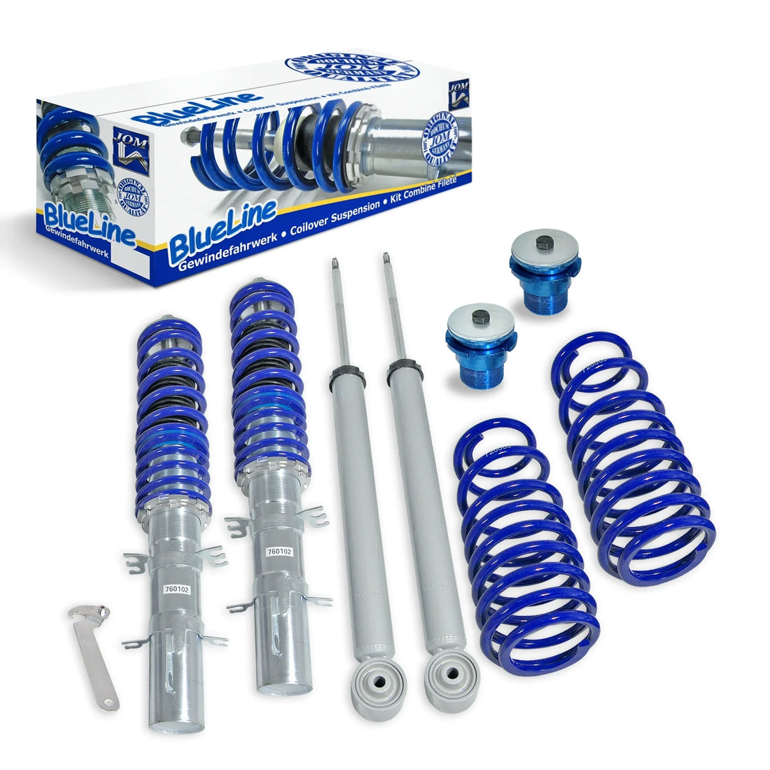 BlueLine Threaded Coilover Kit – Volkswagen Golf 4 Variant 1J (1999-2006) + TÜV – view 2