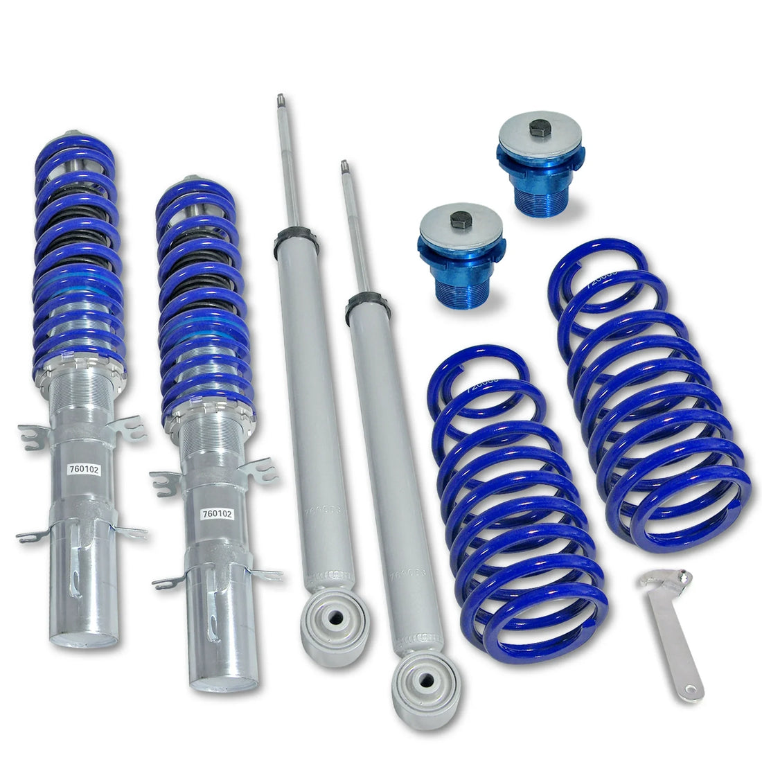 BlueLine Threaded Coilover Kit – Volkswagen Golf 4 Variant 1J (1999-2006) + TÜV